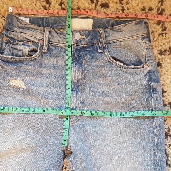 MOTHER SUPERIOR  HIGH WAISTED RIDER SKIMP JEANS - Picture 9 of 12